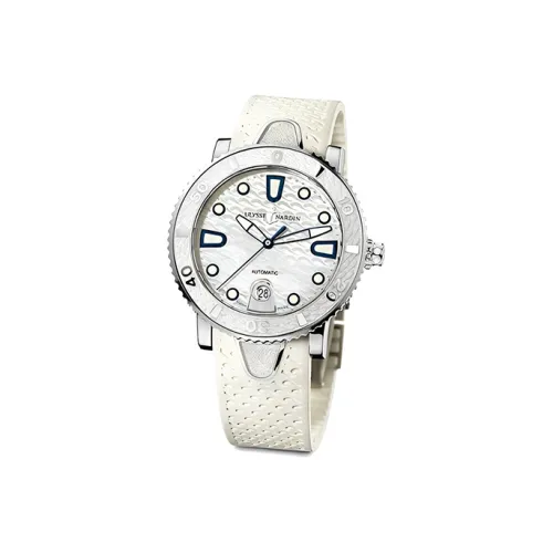 ULYSSE NARDIN Автоматический Механический Движение Женские Nautical Collection Часы 40 мм Белый