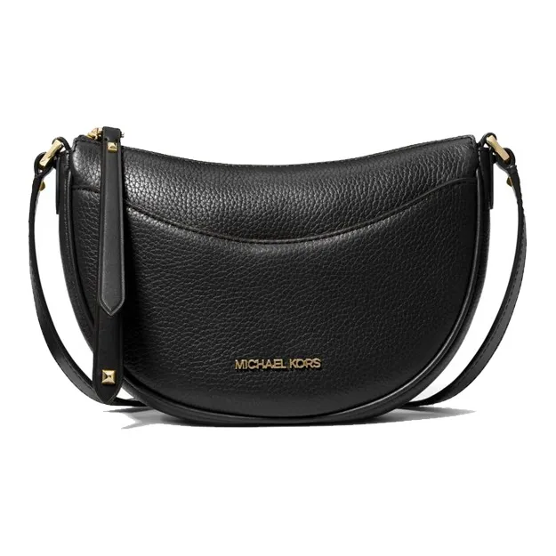 MICHAEL KORS Сумка через плечо из кожи маленькая женская черная