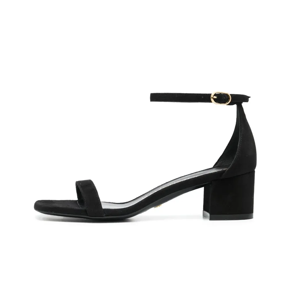 Stuart Weitzman SW one Ремень Сандалии 5 см Женские Черные