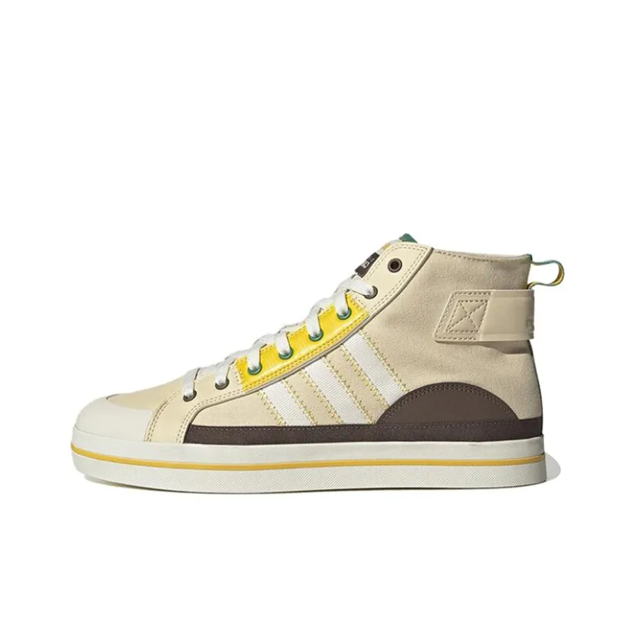 Adidas Neo City Canvas Hi 'White Yellow'