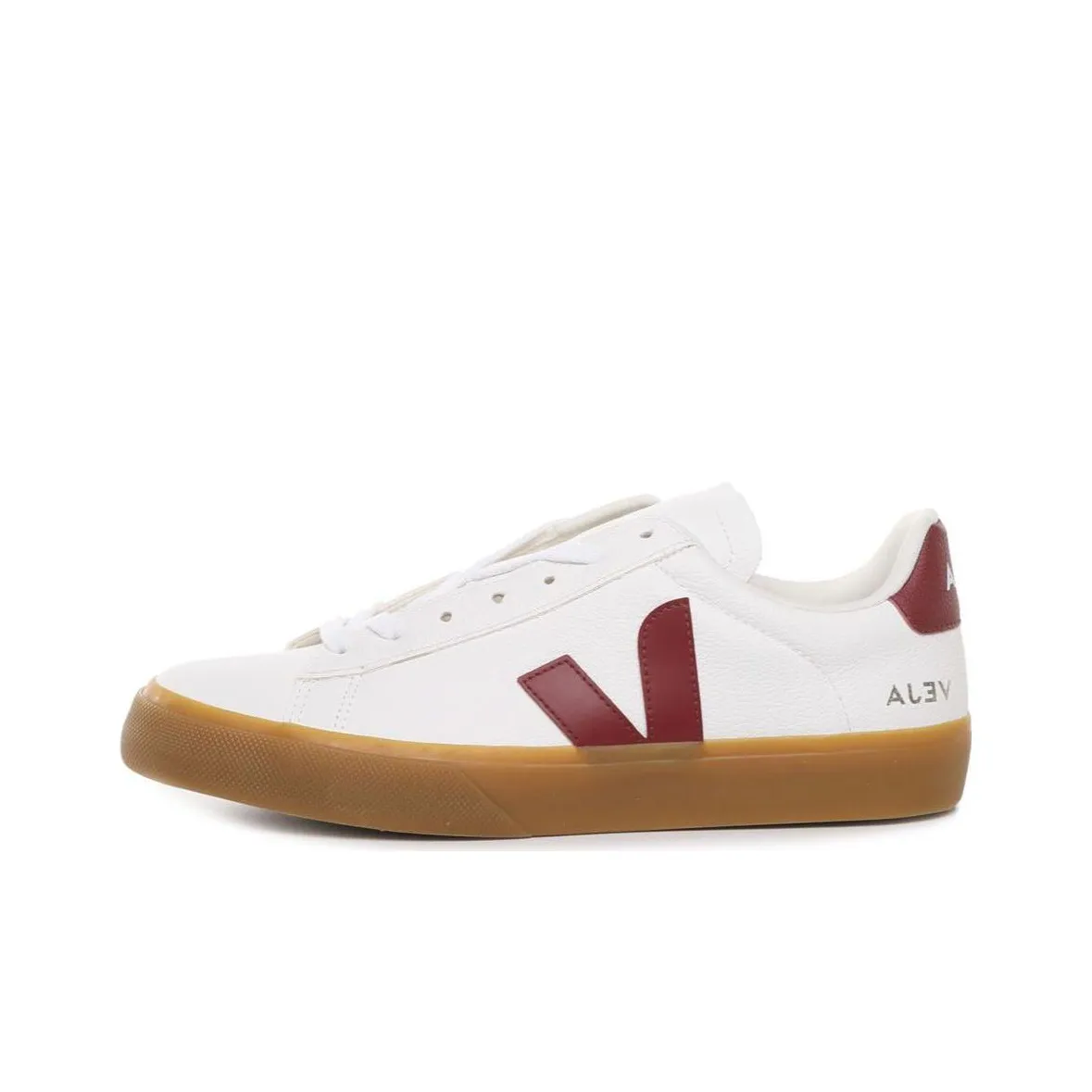 VEJA Campo Chromefree Lace Up 'White Marsala'