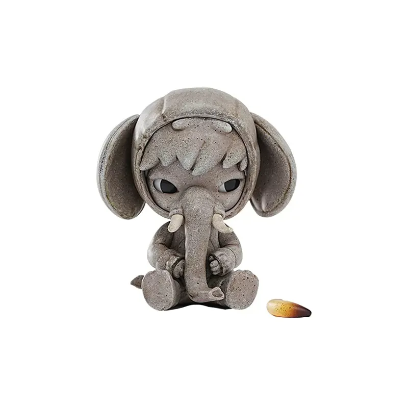 POP MART HIRONO Elephant In The Room Hirono Gray Trendy Figures 6.9cm