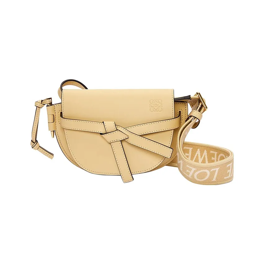 LOEWE Gate Soft Cow Leather Shoulder Bag, Crossbody Bag Mini Women's Butter