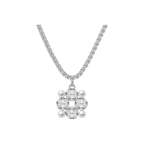 Abyb Charming Медное ожерелье, серебряное, женское