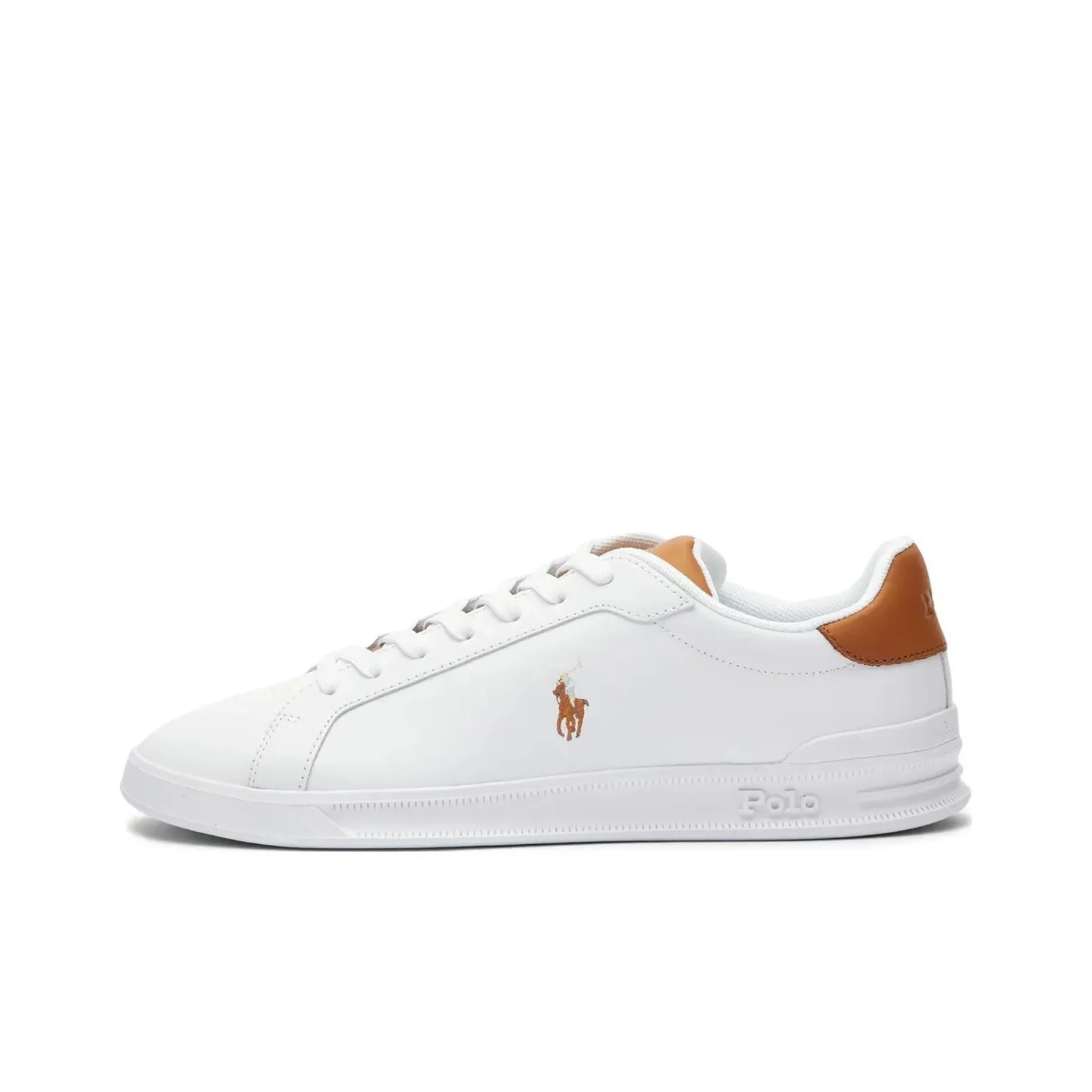 Polo Ralph Lauren Logo Embroidered Lace Up Sneakers