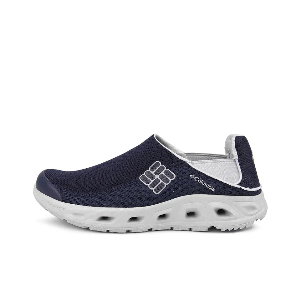 Columbia Cushioned Slip Resistant Breathable Low Top Outdoor Shoes Men's Blue