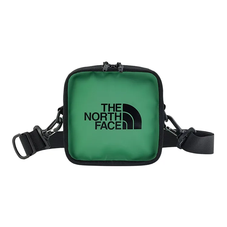 THE NORTH FACE 2.5L Small Square Bag One Shoulder Crossbody Outdoor Bag Polyester Green Unisex