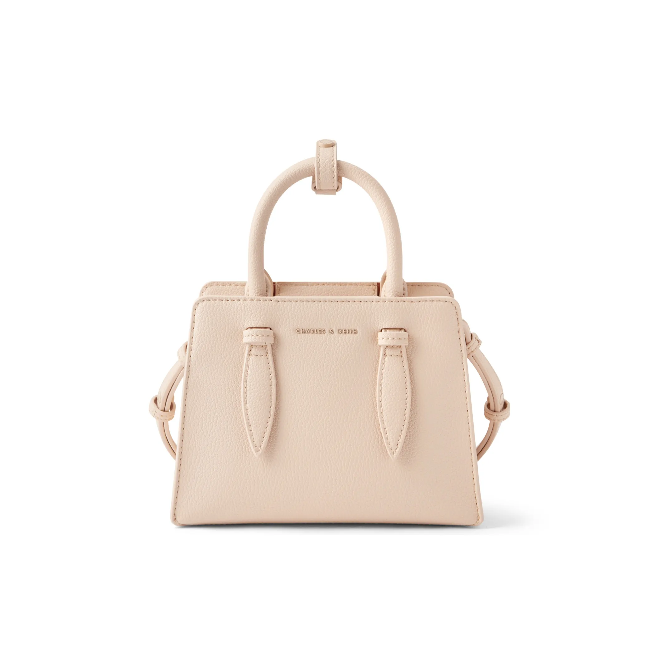 CHARLES KEITH ПУ (полиуретан) Кролик Наушники‑меховые капюшоны Сумка Средний Женские Телесный Телесный цвет Черный