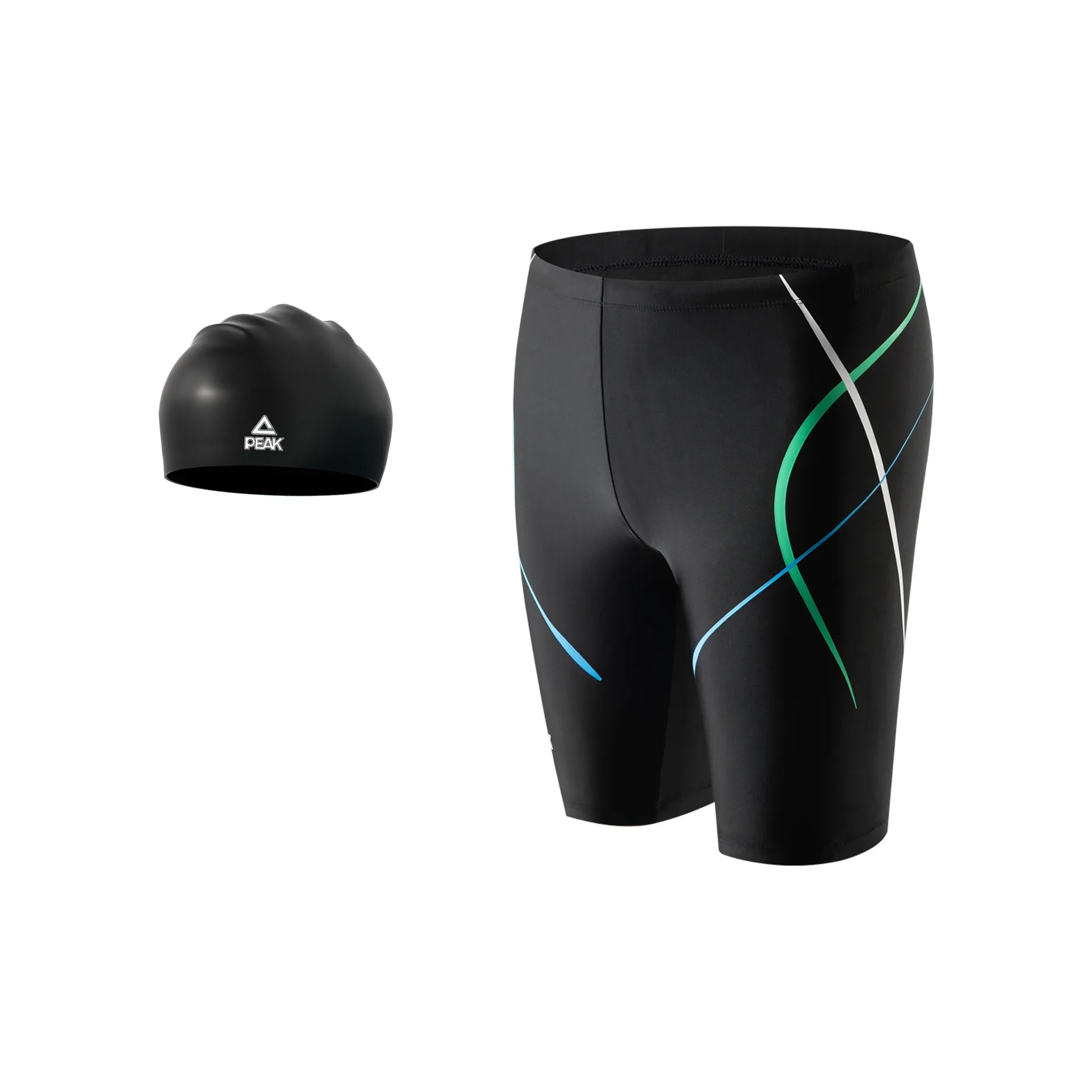 PEAK Swimming Sets Polyester Seaside, Swimming Pool Men's