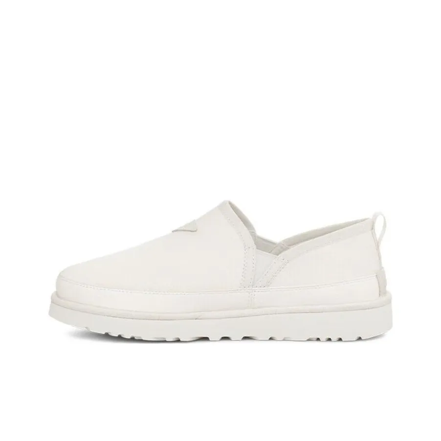 UGG Romeo Холст Низкий Топ Стильные Скейтбординги Мужской Шампанский Белый