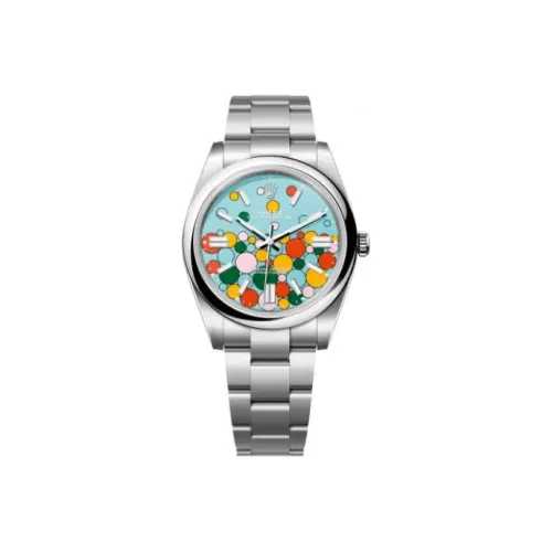 ROLEX Автоматический Механический Movement Мужские Oyster Perpetual Часы 41 мм Многоцветные