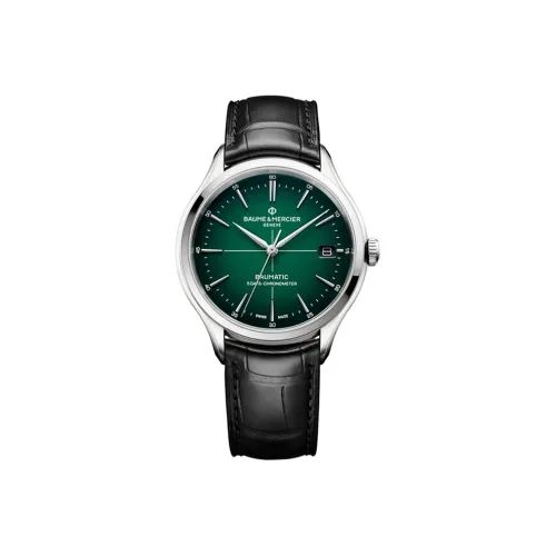 Baume & Mercier Автоматический Механический Movement Мужские Часы Creighton Collection 40mm*40mm*11,3mm Зеленые