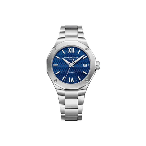 Baume & Mercier Автоматический Механический Movement Женские Rivera Series Часы 36мм*36мм*9,57мм Синий