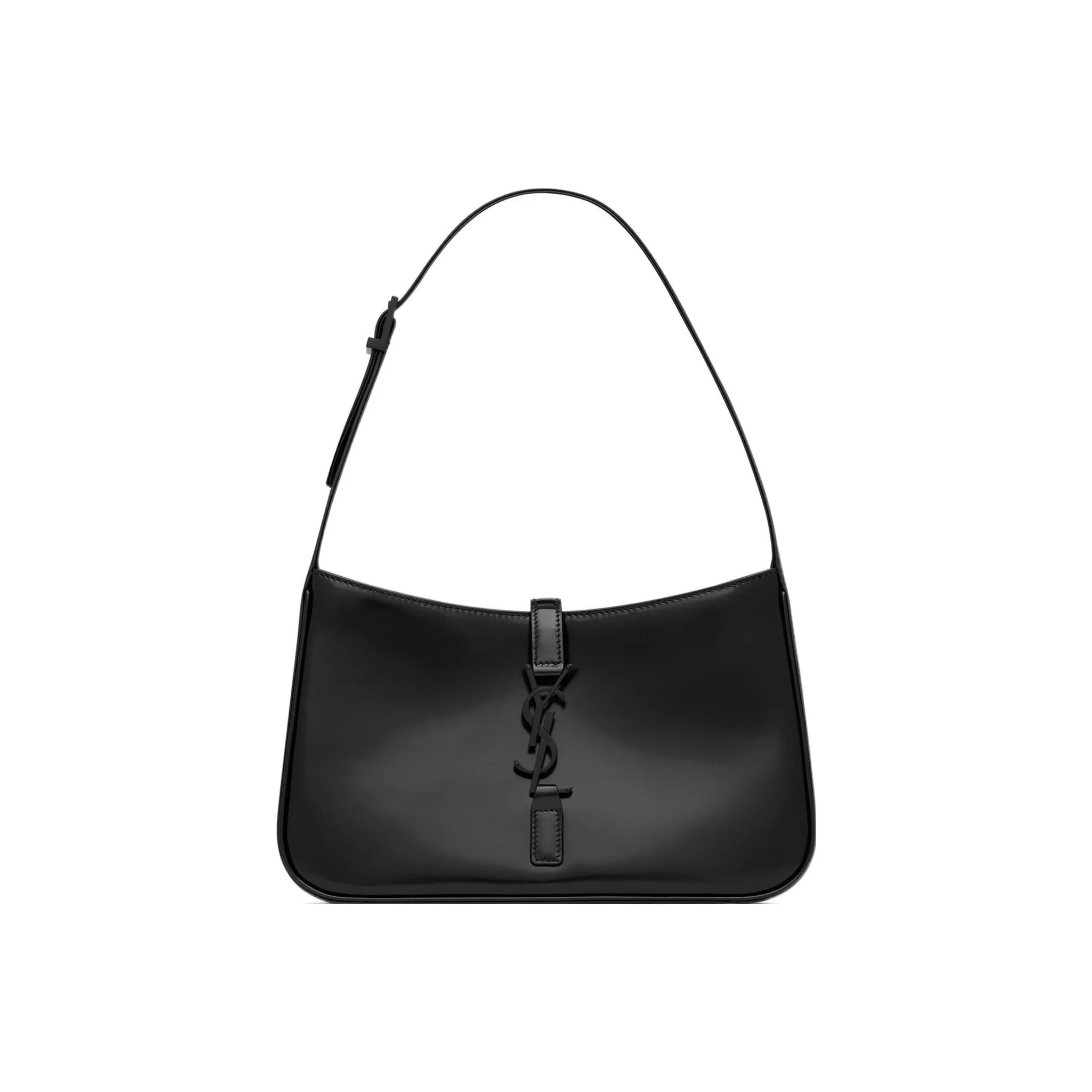 SAINT LAURENT LE5A7 Cow Leather Shoulder Bag Hobo Bag Handbag Shoulder Bag Women's Black