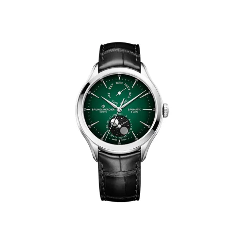 Baume & Mercier Автоматический Механический Movement Мужские Часы Creighton Collection 42,1 мм*39,05 мм*13,2 мм Зеленые