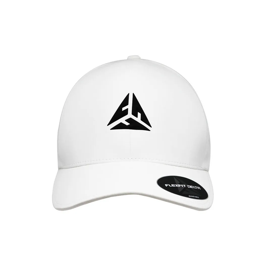FLEXFIT Versatile Casual Outdoor Curved Brim Hard Top Oversized Face Slimming Baseball Caps Unisex White Black Gift Set