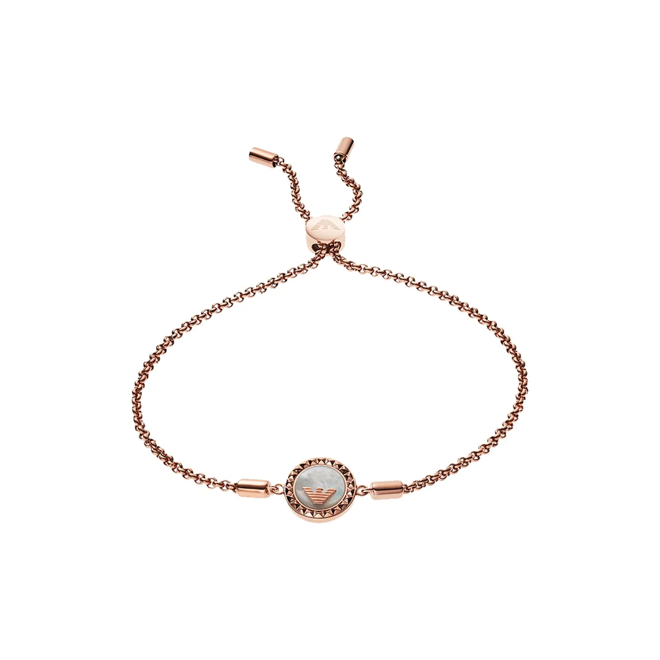 EMPORIO ARMANI Stainless Steel Bracelets Women's Rose Gold