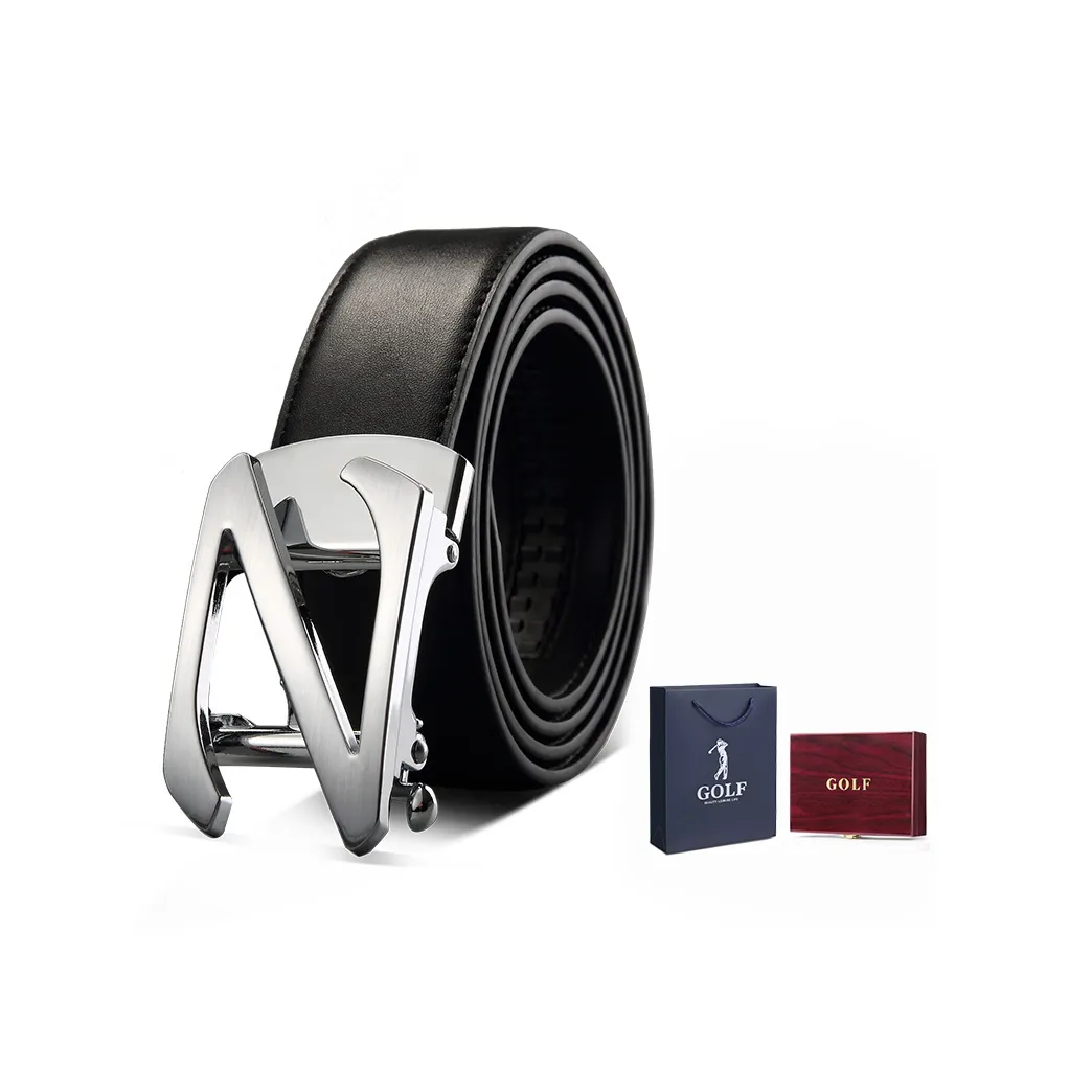 GOLF Cow Leather Belt Men's 3.5CM