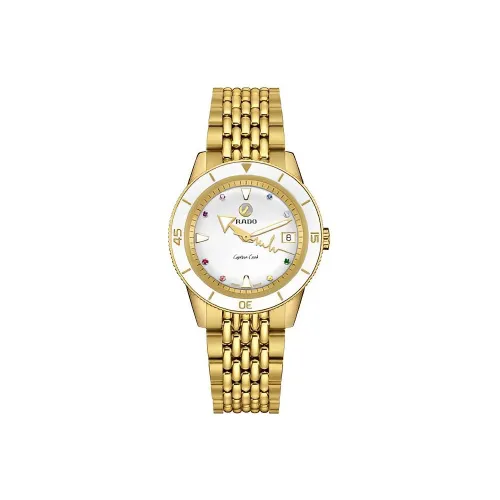 RADO Автоматический Механический Movement Женские Captain Cook Collection Часы 37mm*11,1mm Белый