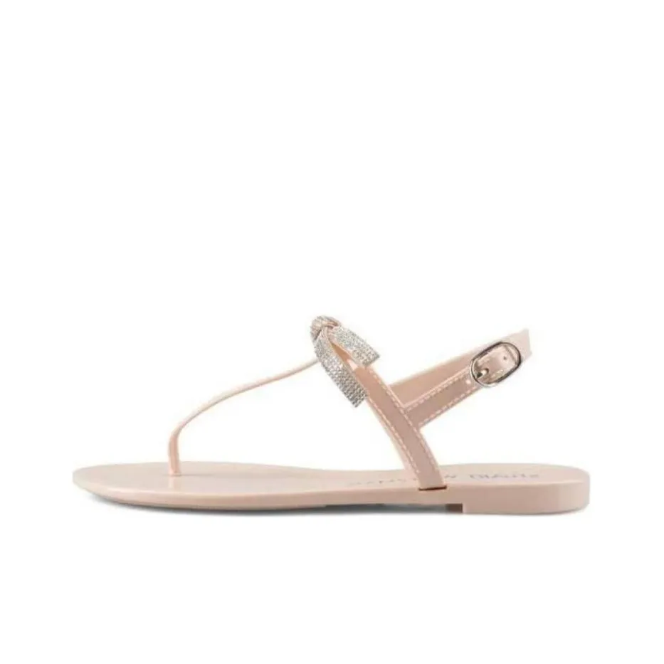 stuart weitzman Bow Jelly Crystal-embellished Flat Sandals