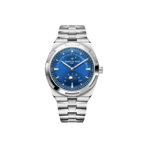 Vacheron Constantin Автоматический Механический Movement Мужские Часы Longitudinal и Lateral Collection OVERSEAS 41мм*41мм*10,48мм Синий