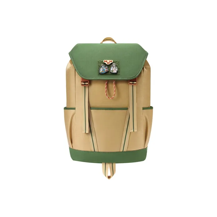 MAH Коллаборация OF Юность Полиэстер Рюкзак Большой Унисекс Песочный Мох Зеленый