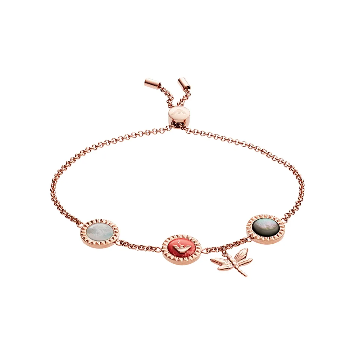 EMPORIO ARMANI Браслеты из нержавеющей стали женские розовое золото