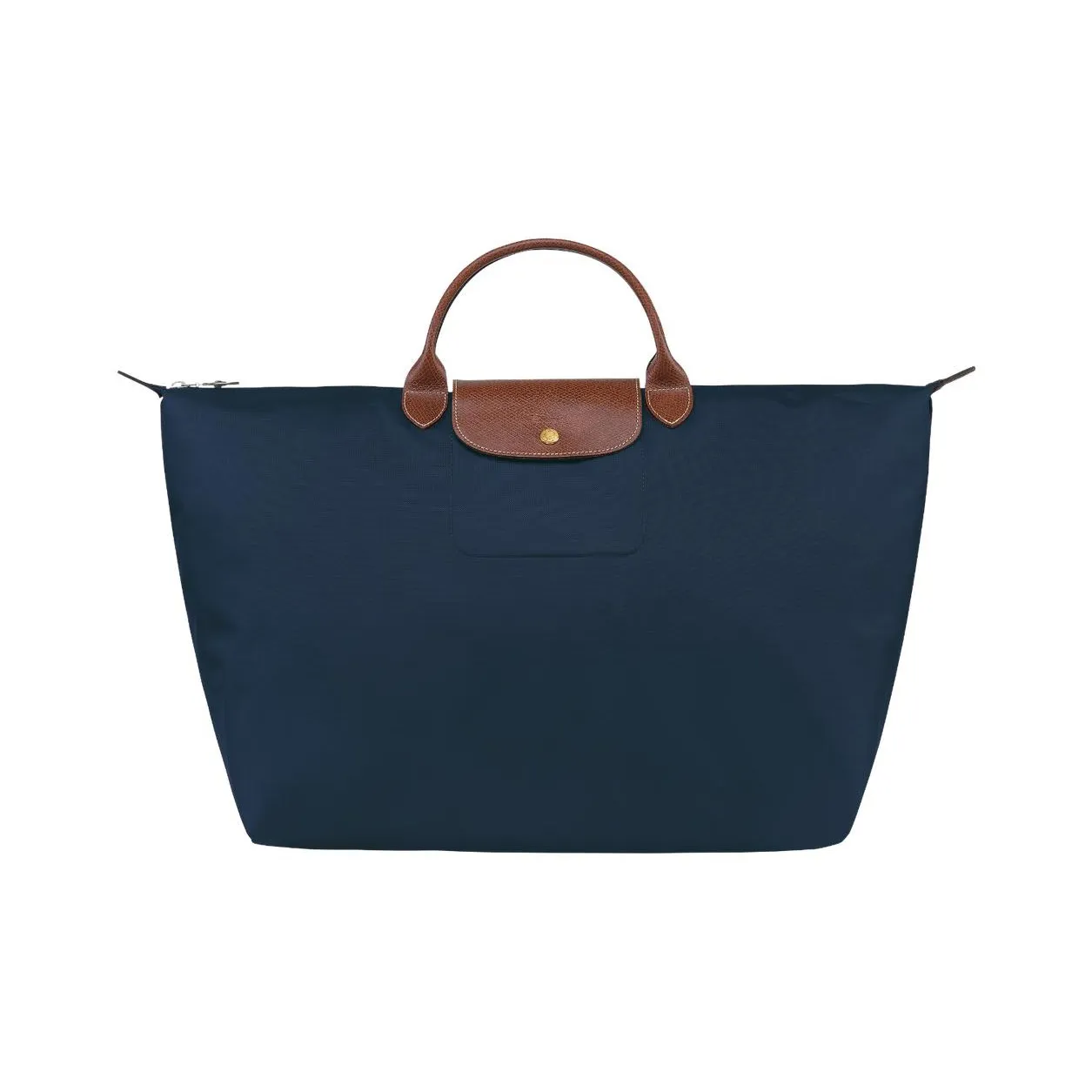 LONGCHAMP Le Pliage Canvas With Leather Trim Canvas Bag Handbag Travel Bag Women's