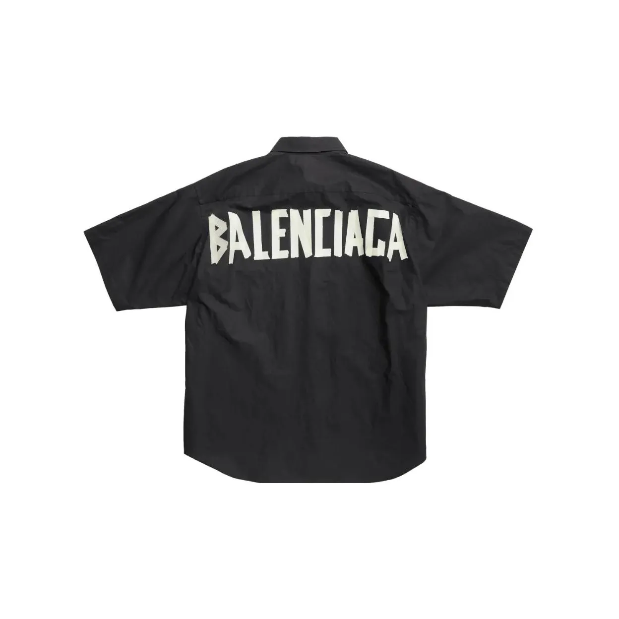 Balenciaga Tape Type Short Sleeve Shirt