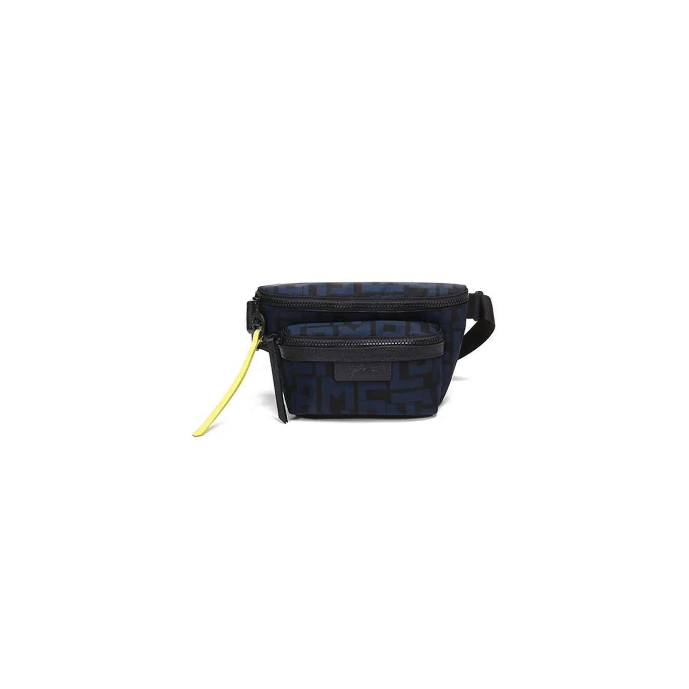 LONGCHAMP Le Pliage LGP Fabric Sling Bag, Crossbody Bag, Fanny Pack Women's Black & Blue