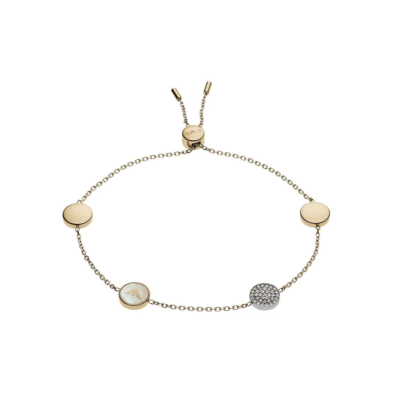 EMPORIO ARMANI Браслеты из нержавеющей стали женские золотые