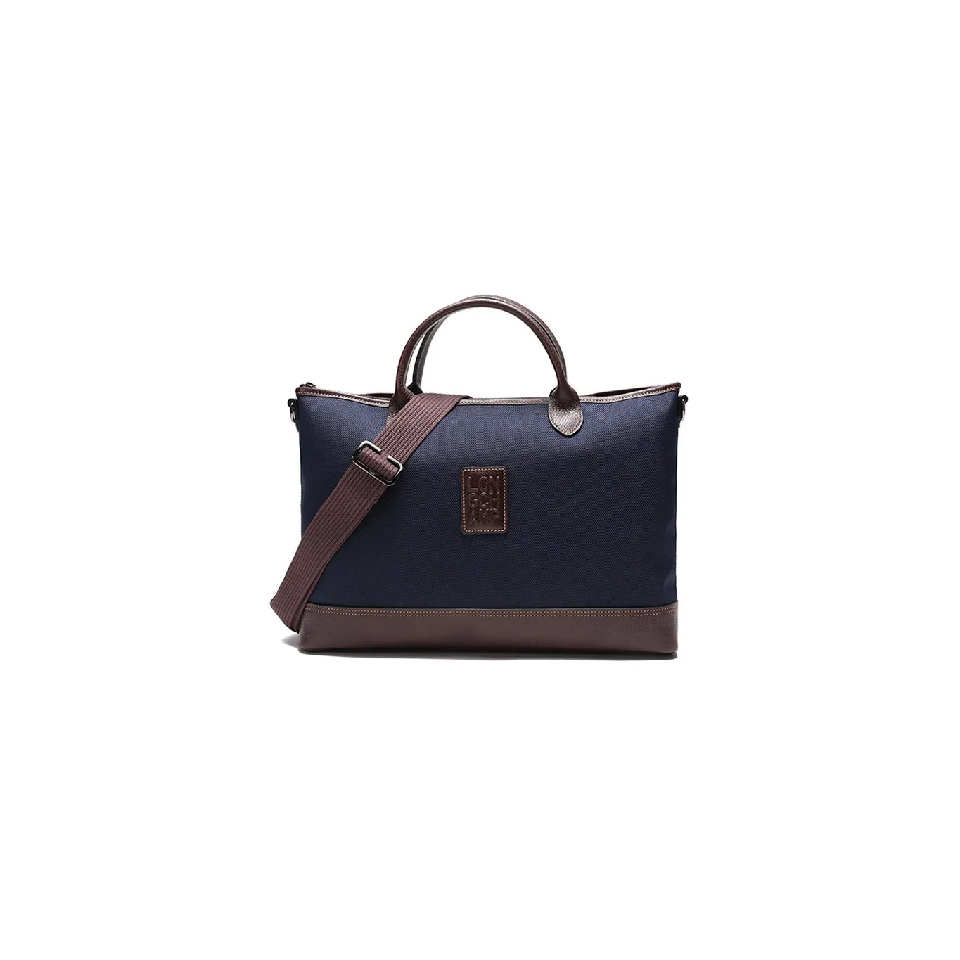LONGCHAMP Boxford Cow Leather Briefcase Trumpets Men's Blue