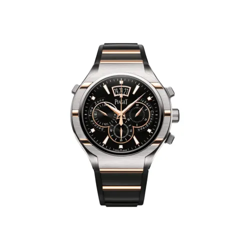 Piaget Автоматический Механический Movement Мужские PIAGET POLO Часы 45mm*12,3mm Черные