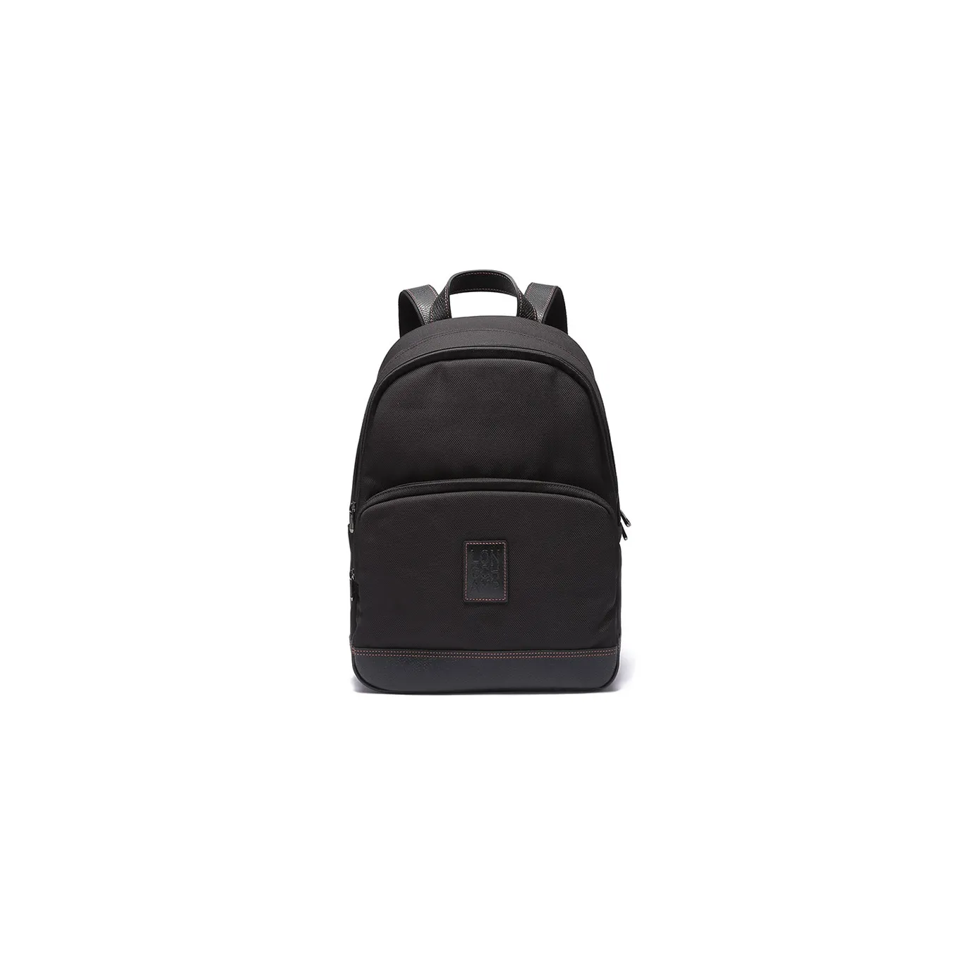 LONGCHAMP Boxford Cow Leather Trim Backpack Men's Black