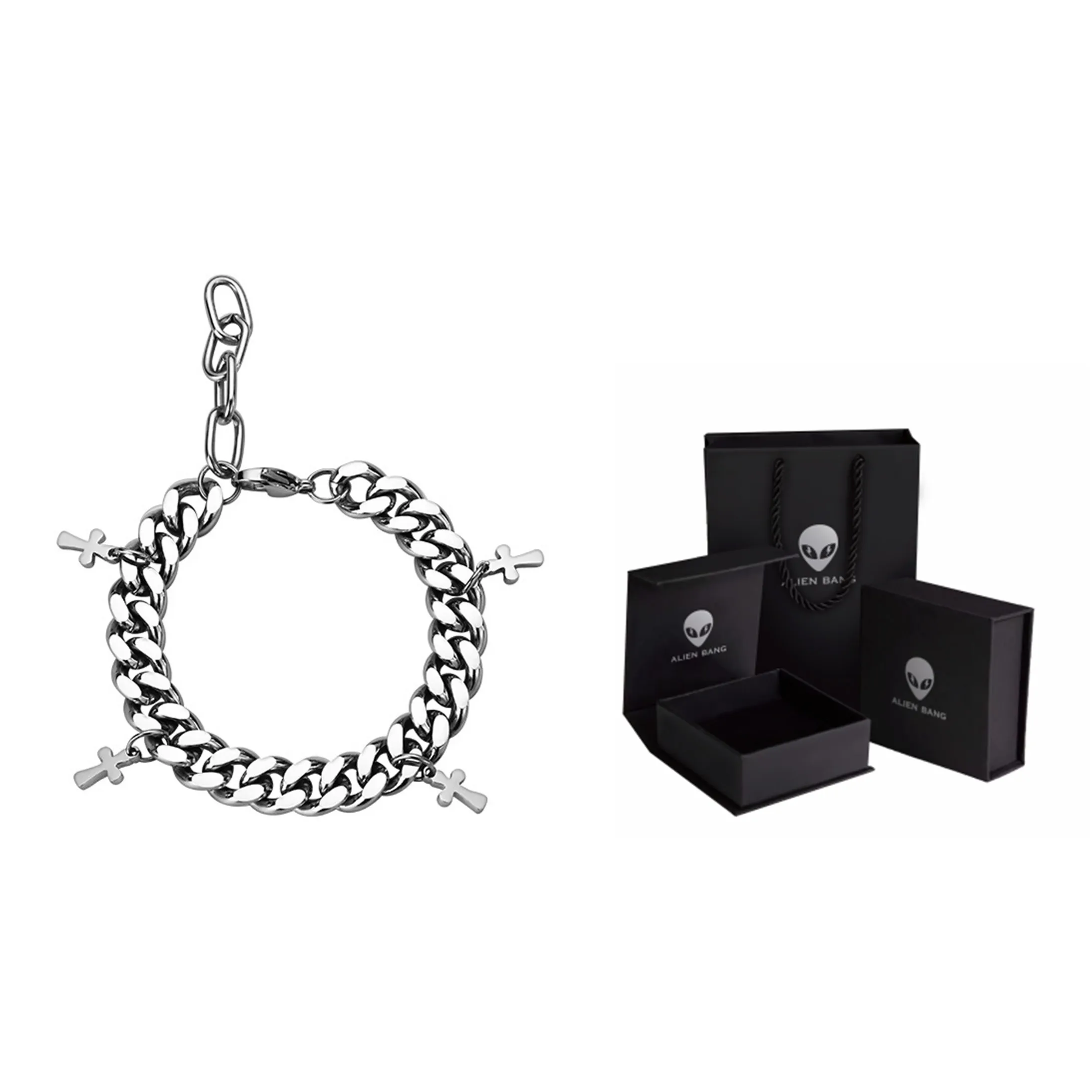 ALIEN BANG Браслеты из титановой стали Унисекс