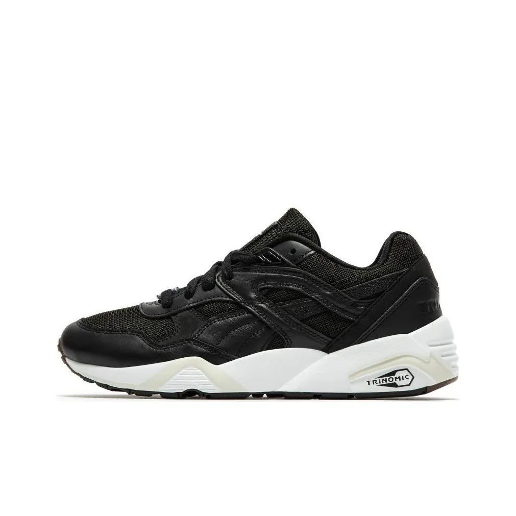 PUMA R698 75y Prm Low Топ Кэжуал Унисекс Черный Белый