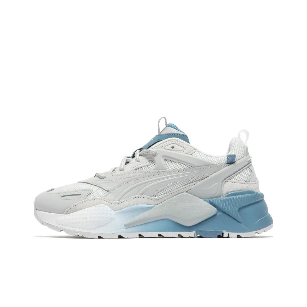 PUMA RS X Efekt Градиентный Низкий Топ Casual Унисекс Серый Синий