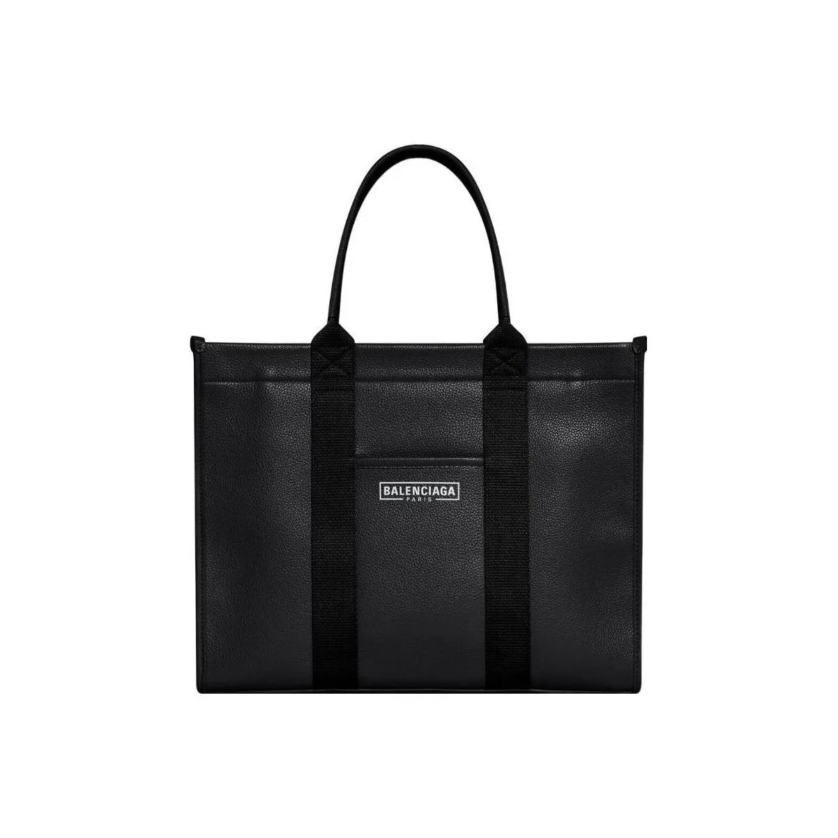 Balenciaga Calfskin Tote Bag Shopping Bag Shoulder Bag Crossbody Bag Handbag Medium Size Women's Black