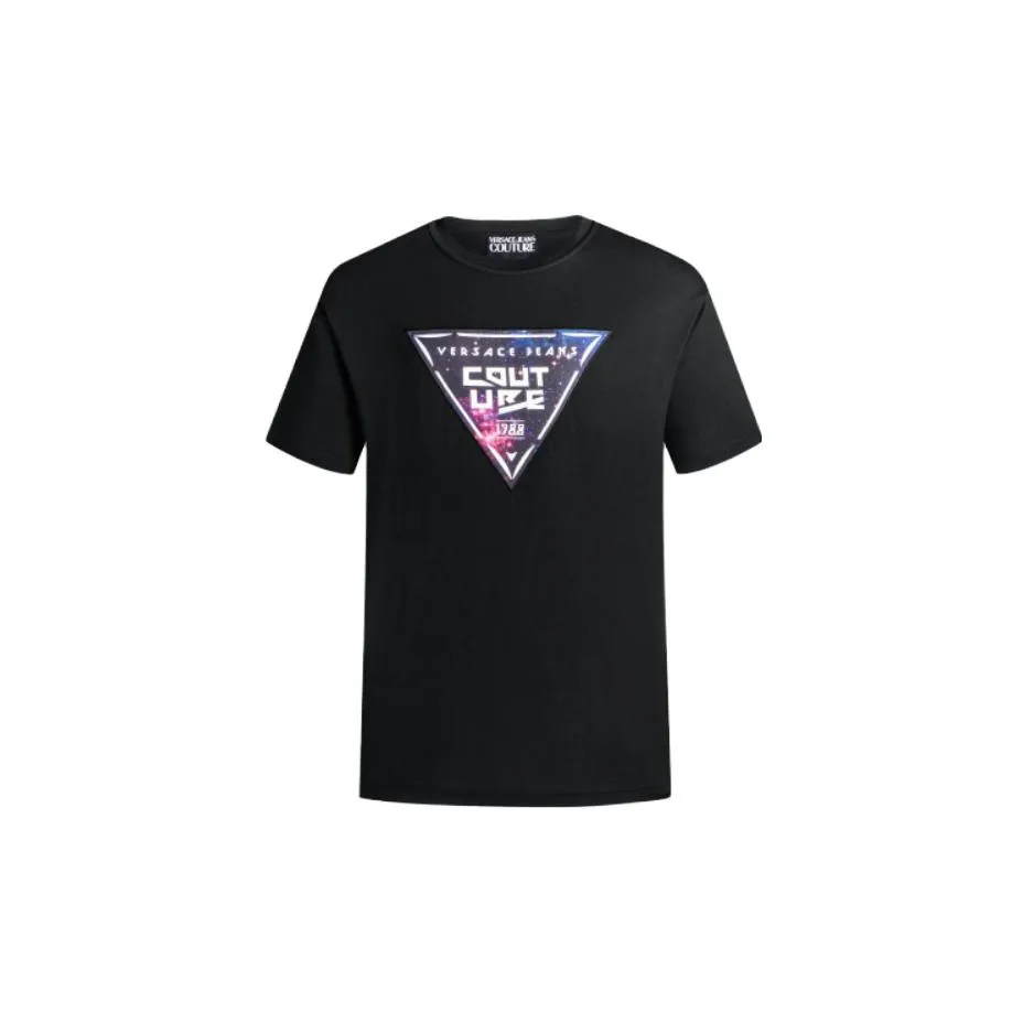 VERSACE JEANS COUTURE Graphic Printed Crewneck T Shirt