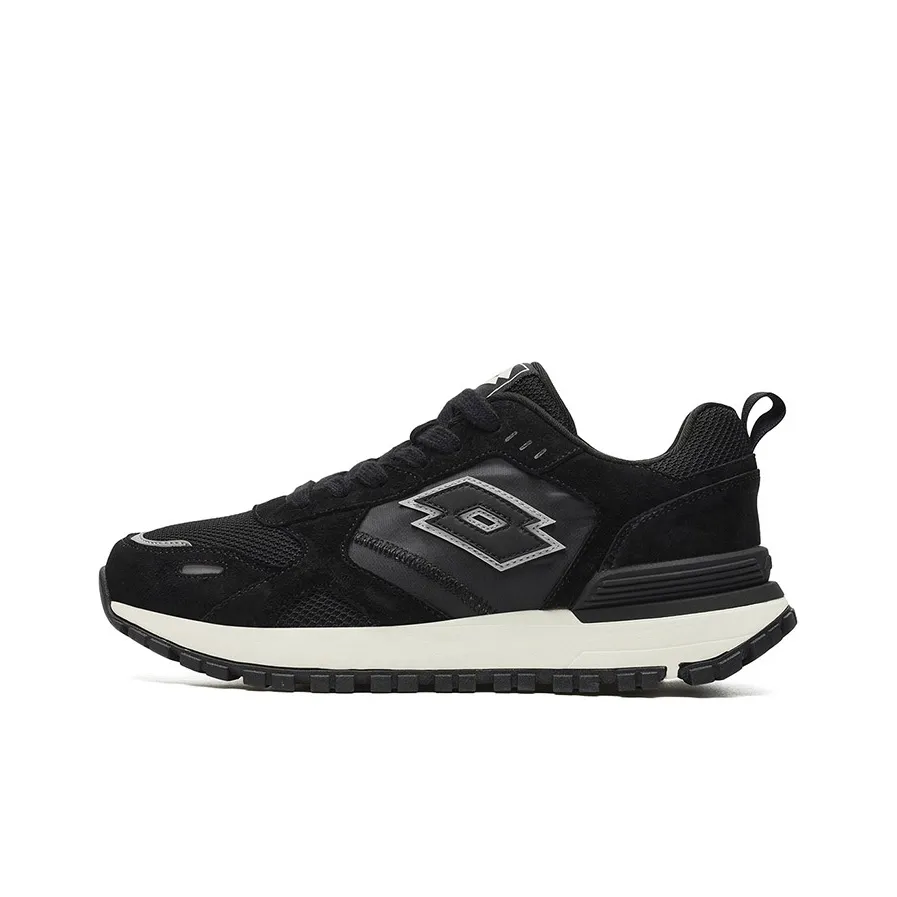 LOTTO Cushioned Slip Resistant Low Top Casual Running Shoes Men's Black