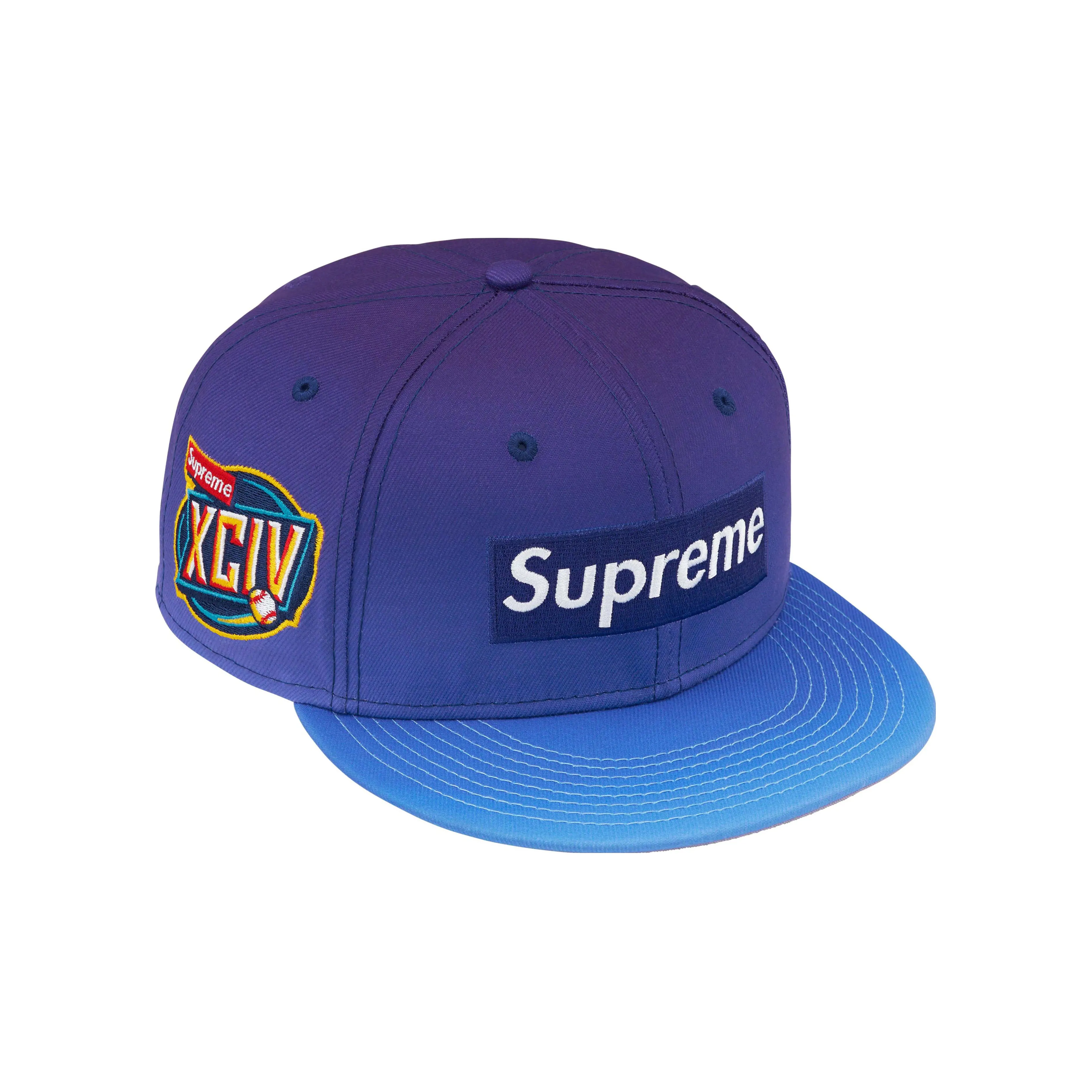 Supreme x New Era Коллаборация Кепки Унисекс Черный Коричневый Оранжевый Синий Розовый