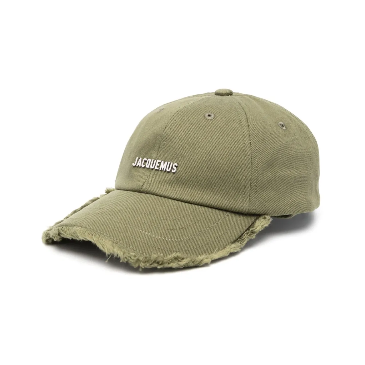 Jacquemus Fringed Topstitched Cap