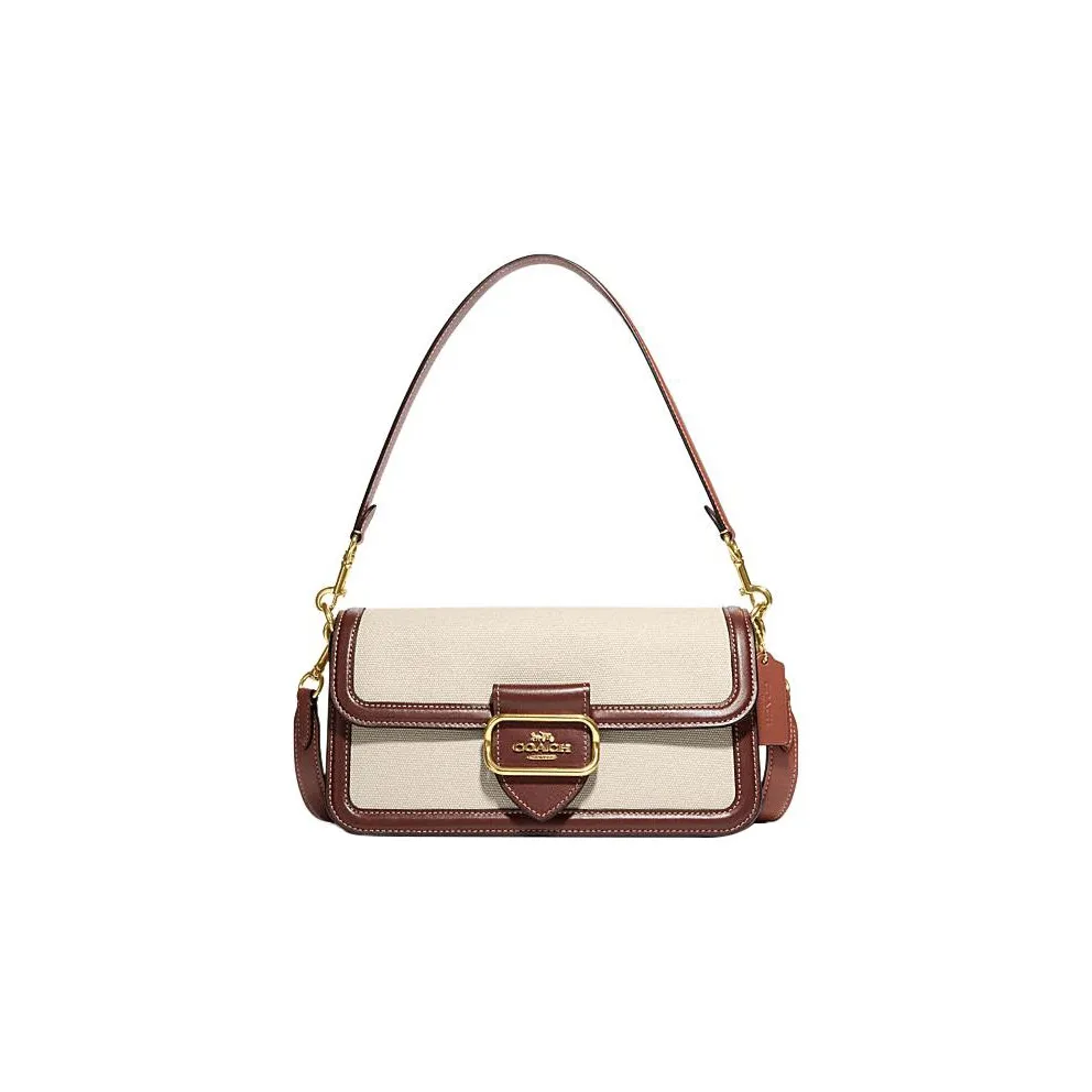 COACH Women's Morgan 27 Shoulder Bag Brown