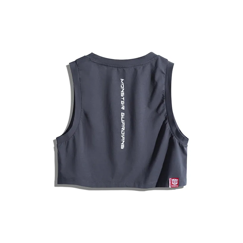Transformers X Monster Guardians Tank Tops Women's Dark Grey Dark Gray