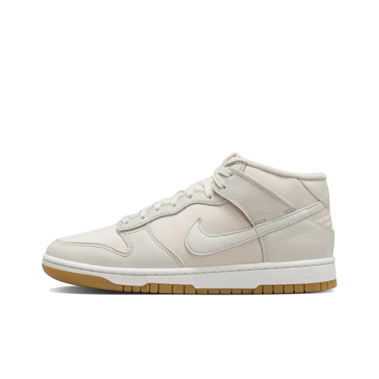 Nike Dunk Mid Canvas Light Orewood Brown Gum