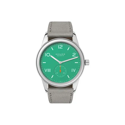 NOMOS Ручной Механический Movement Мужские Часы 38,5 мм Зеленые