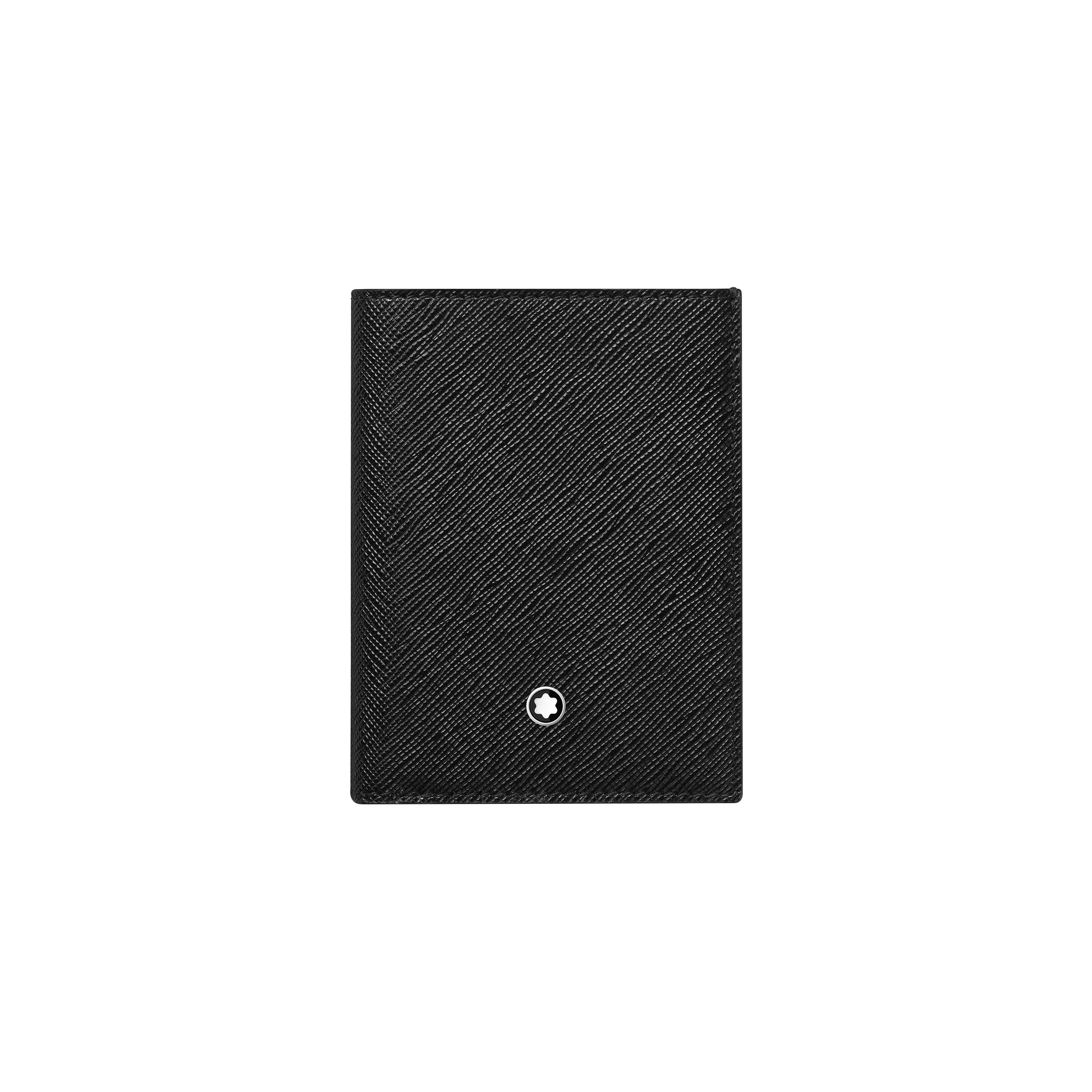 MONTBLANC Кошелек из коровьей кожи мужской черный