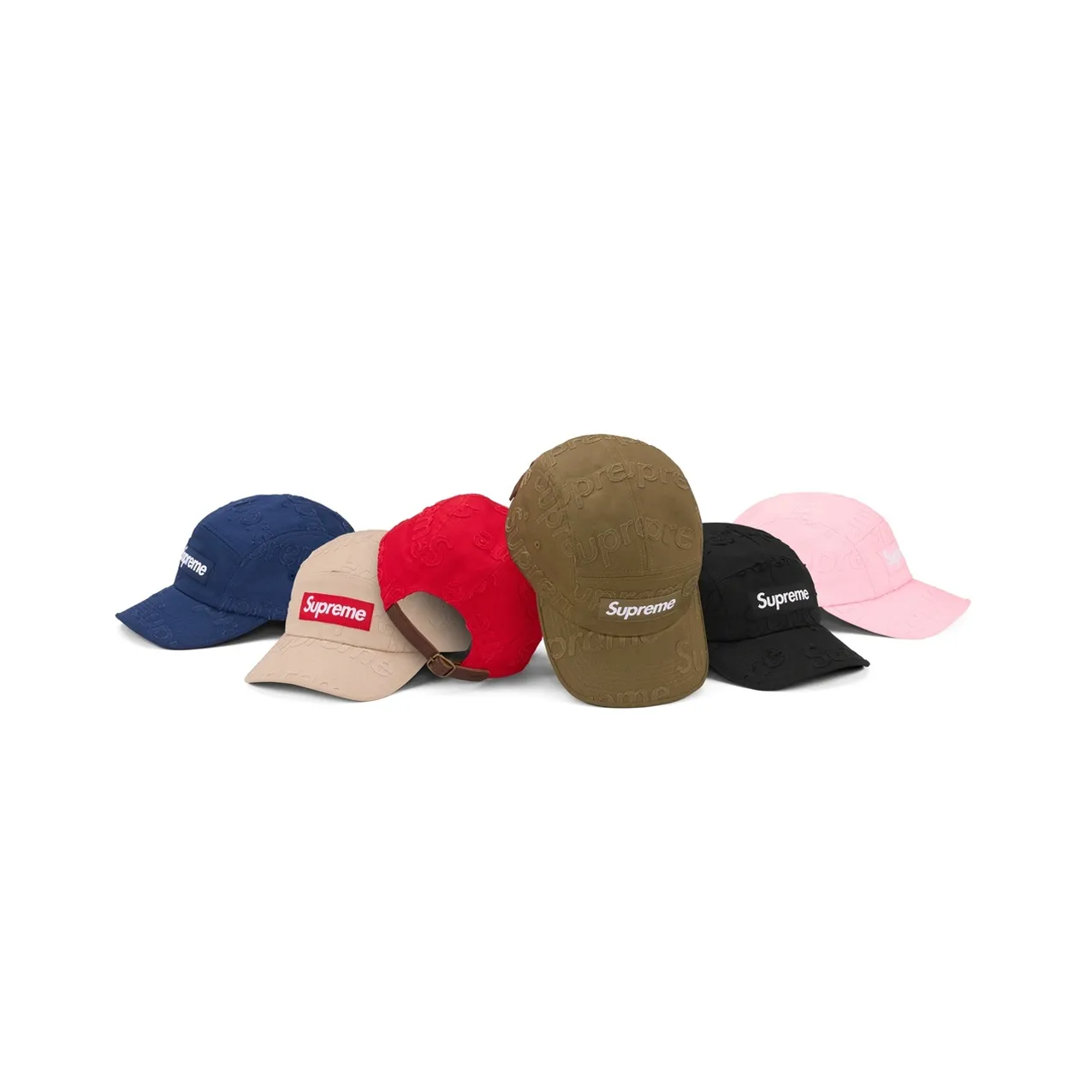 Supreme Lasered Twill Camp Cap