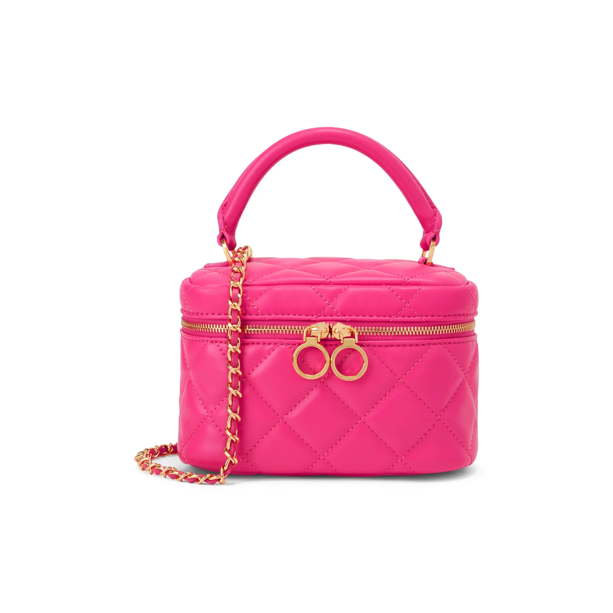 CHARLES KEITH ПУ (полиуретан) Charles Keith Сумка Портативная через плечо Коробка Makeup Bag Сумка через плечо