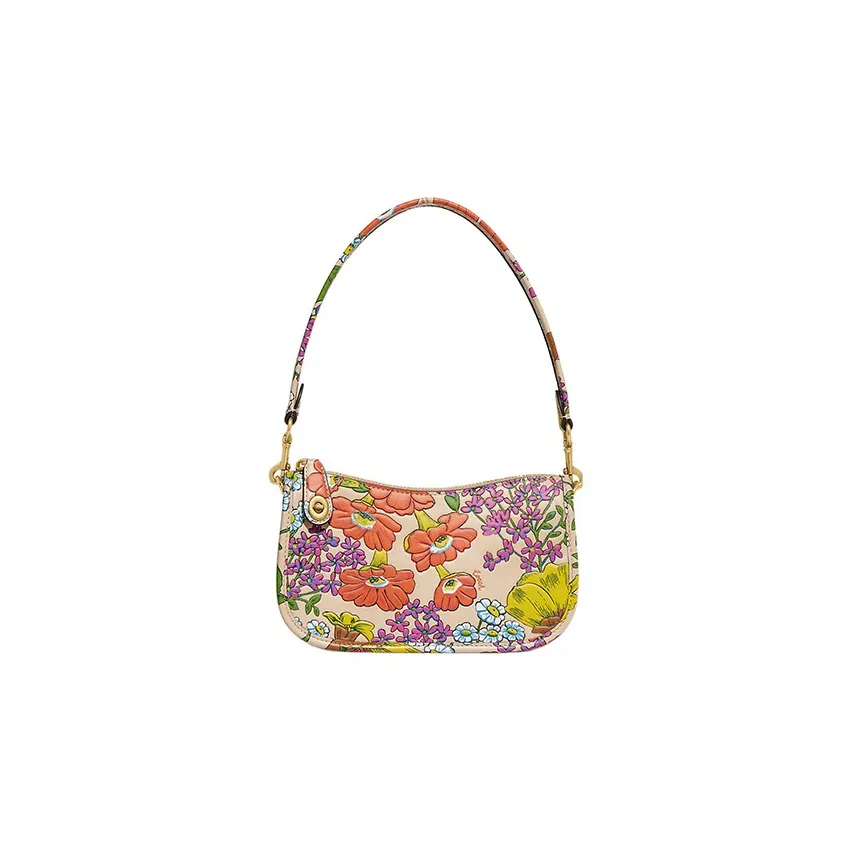 COACH Swinger Glove Tanning Shoulder Bag, Handbag, Shoulder Bag Women's Multicolor